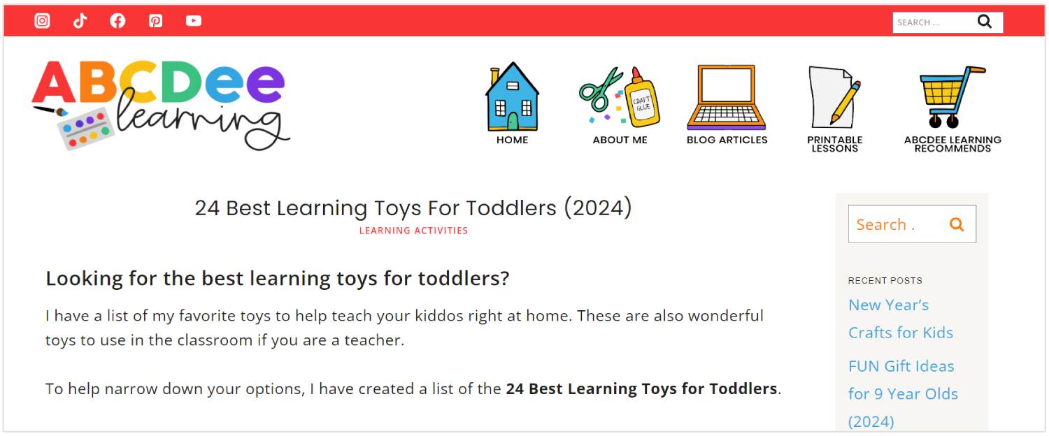 meilleurs jouets éducatifs pour tout-petits